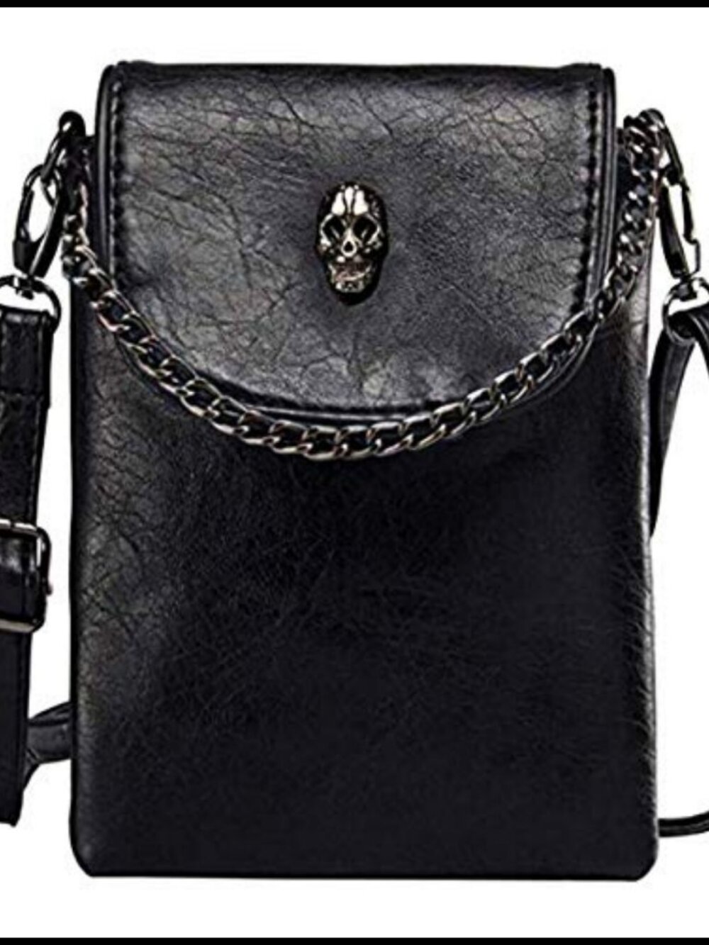 PU Leather Small Crossbody Bag Mini Phone Purse with Chain